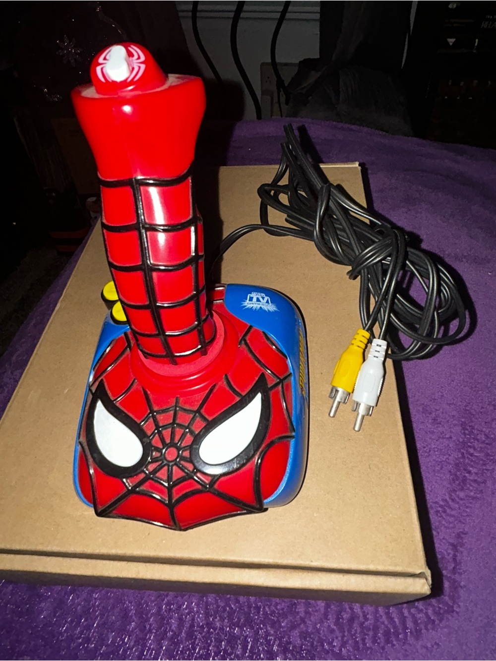 Red Spider-Man Themed AV Joystick Controller